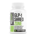GLP-1 Shred Zone - Weight Loss Pills for Women & Men + Appetite Suppressant Support - Supports Healthy Pathways Associated with GLP-1 Activity - Fat Burner Supplement - 60 Capsules