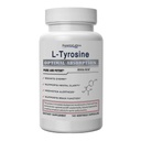 Superior Labs L-Tyrosine 500 mg, Pure Non-GMO Nootropic Amino Acid, High Absorption, Mood & Focus Support, Stress Relief, Cognitive & Mental Clarity, Thyroid & Alertness Support,120 Veg Caps