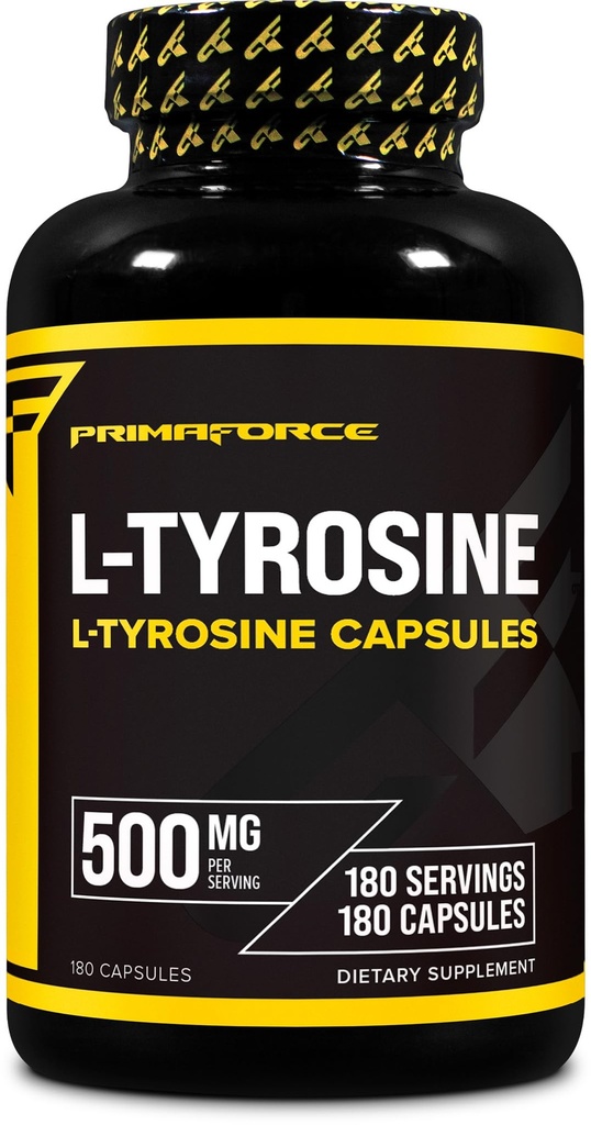 Primaforce L-Tyrosine Capsules 180 Capsules, 500 mg Por Serving