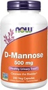 Ahora Alimentos D-mannose 500 mg,240 Veg cápsulas