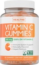 Vegan Vitamin C Gummies for Adults - Immune Support Gummies with Chewable Vitamin C 500mg per Serving for Daily and Seasonal Wellness - High Potency Non-GMO Formula - Orange Flavor (1 Month Supply)
