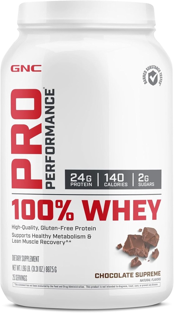 GNC Pro Performance 100% Whey - Chocolate Supreme (25 Servings)