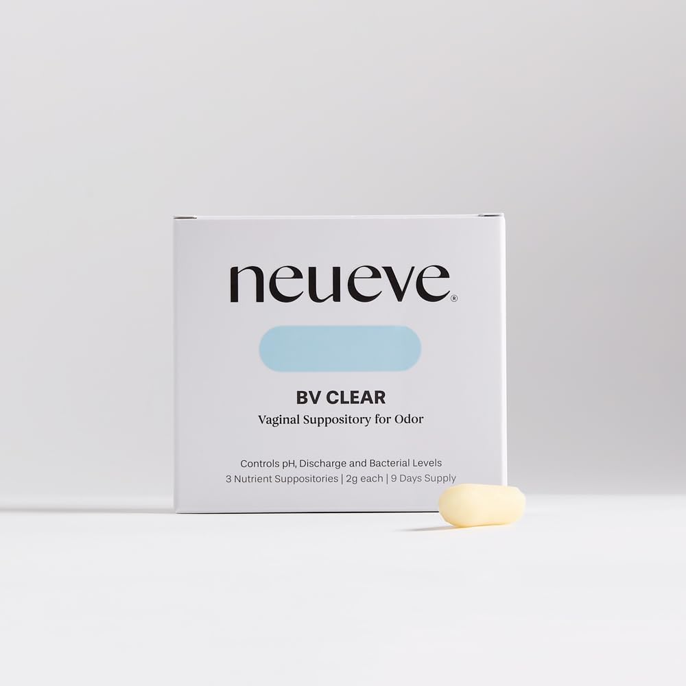 NeuEve BV Clear for ■45 Silencio para el Odor Vaginal y el Vaginosis Bacterial Alivio Silencio pH-Balancing and Deals with Gardnerella Vaginalis and Recurrent BV