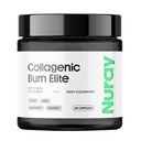Nuray Collagenic Burn Elite with Green Tea - Collagen Peptides- 60 Capsules  durable Collagen Burn with 5 Tipos de Collagen for Healthy Hair, Skin, Nails, Joints, Metabolism Boost & Energy