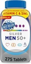 DHIWO Silver Men 50+ Multivitamin, Better Guide Vitamins Supplements, 275 Count (Pack of 1)+Guide