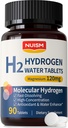 Hydrogen Water Tablets with Magnesium,Hydrogen Tablets for Drinking Water,Antioxidant and Cellular Health Support, H2 Molecular Tabs,90 Tablets