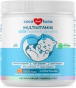 Multivitamínico para gatos - 4oz Polvo - L-Lysine, Taurine y Spirulina para soporte inmunitario y salud ocular - Aceite de pescado y vitaminas para la piel y la salud cardíaca. (para gatos)