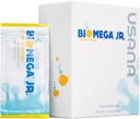 USANA BiOmega Jr. Fish Oil Suplemento con ácidos grasos Omega 3 para niños 4+ - 14 Packets