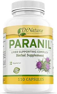 DrNatura Paranil® Liver " Colon Cleanse - 17 Herbal Complex with Milk Thistle for Detoxification, 110 Vegetarian Capsules