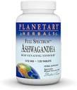 Planetary Herbals Ashwagandha Full Spectrum 570 mg, Rejuvenating Tonifier,120 Tablets