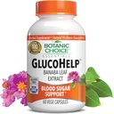 Botanic Choice Gluco Help Banaba Leaf Extract-Gluten Free, Non-GMO for Men &amp; Women, 60 Capsules