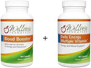 Hierro suave y multivitamínico con B12 y Folate metilados