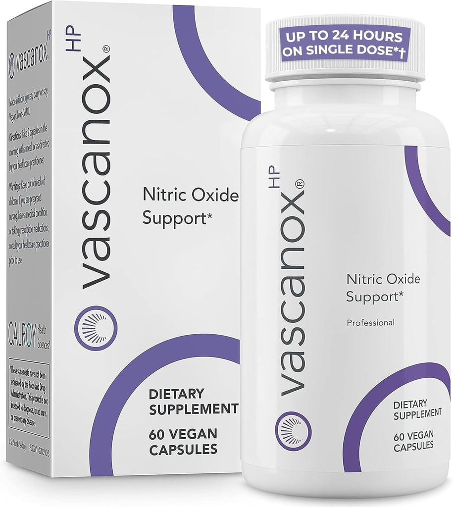 Vascanox HP - Next Generation Nitric Oxide Support - Hasta 24 horas en dosis única*+