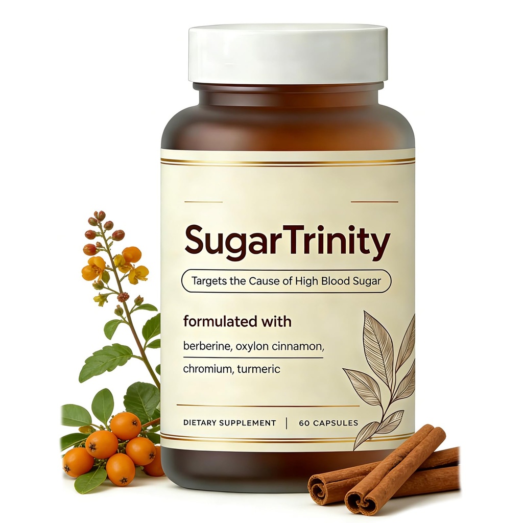 SugarTrinity Glucose Support Capsules - 60 Vegetarian Capsules