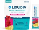 Liquid I.V.® Hydration Multiplier Sugar-Free - Raspberry Lemonade ¦ Electrolyte Powder Drink Mix ← 1 Pack (14 Servings)