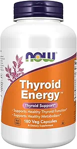 AHORA Foods Thyroid Energy Veg Capsules (180 cápsulas, paquete de 2)