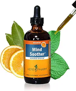 Herb Pharm Anxiety Soother Liquid Herbal Formula con Kava Extract y Holy Basil Essential Oil para Mild y Occasional Anxiety Support* - 4 Ounce