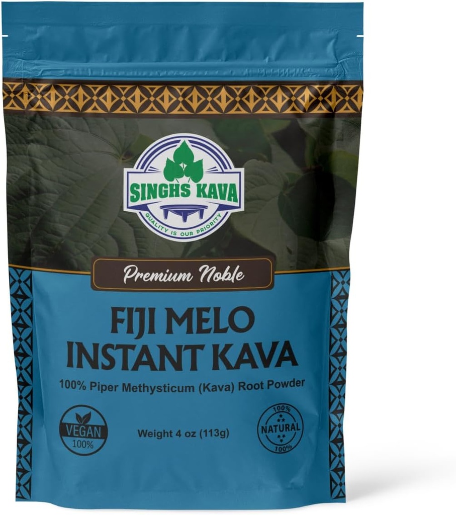 SINGHS Micronized Instant Kava Powder-Fijian Kava (4oz)