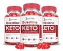 Justified Laboratories (3 Pack Boostline Keto ACV Apple Cider Vinegar Formulated with Pomegranate Beet Juice Powder B12 Vegan Non GMO 180 Gummies