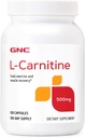 GNC L Carnitina 500mg Suplemento, apoya la recuperación del músculo, 120