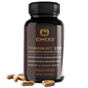 CHOQ Tongkat Ali Extract 100mg - Testosterone Booster for Men - LJ100 Longjack Clinically Proven - Malaysian Eurycoma Longifolia with 40% Glycosaponins - 30 Capsules