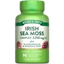 Nature's Truth Irish Sea Moss Capsules | 90 Count | Complex Formula with Bladderwrack & Burdock Root | Non-GMO & Gluten Free Supplement