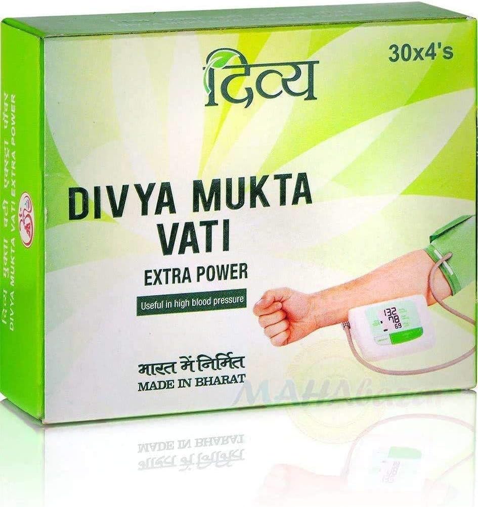 Patanjali original Divya Muktavati, Potencia extra 120 Conde, Ayurvedic, 100% Natural