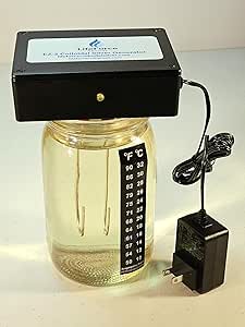 Compact EZ-2 Deluxe Silver Generator Package – Plug-in DIY Fresh Silver Maker with 10 Gauge Wires for Home – Make 32oz in 16 Minutes