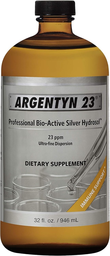 Argentyn 23 Silver Hydrosol - 32 oz por Immogenics Naturales