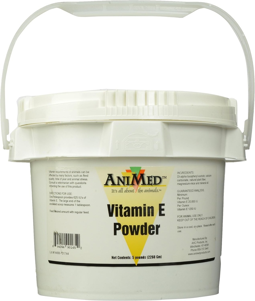 AniMed Vitamin E Powder 5# 1250 IU/OZ