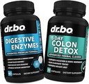 Digestive Enzymes & Colon Cleanser Detox - Digestion Supplement & 15 Day Intestinal Cleanse Pills for Women &amp; Men - Fast Natural Laxative for Constipation Relief & Bowel Movement Suplementos for Gut