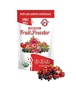 Ecológico Superfood Fruit Powder Smoothie & Juice mix - Antioxidantes Rich Nutrients. Salud Digestiva, Gestión de Pesos, Boosting Inmune, Potenciación energética, Vitality, Vegan, No GMO, Gluten Free, Vegan.