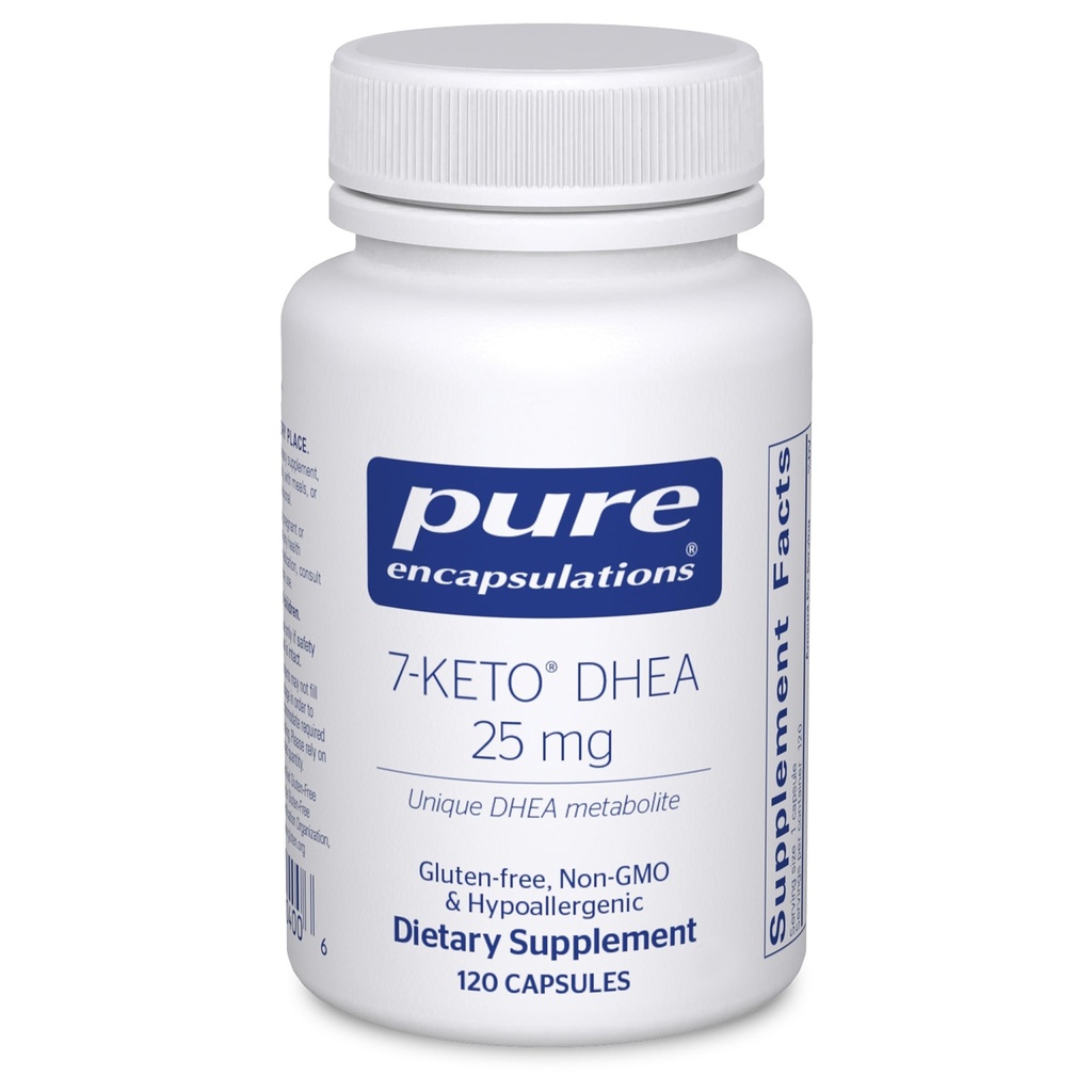 Pure Encapsulations 7-Keto DHEA 25 mg | Unique DHEA Metabolite Supplement to Support Thermogenesis* | 120 Capsules