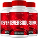 Reversirol Capsules - Reversirol Supplement Pills Premium Formula - Maximum Strength, Rever Sirol Capsules, Reversirol Advanced Optimizer Capsules, Reversirol Support Pills Reviews (3 Pack)