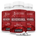 (3 Pack) Reversirol Advanced Formula 620MG Formula Supplement Pills 180 Capsules