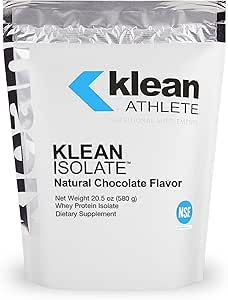 Klean Athlete Klean Isolate | Whey Protein Isolate to Enhance Daily Protein and Amino Acid Intake for Muscle Integrity* | NSF Certified for Sport | 20 Servings | Natural Chocolate Flavor