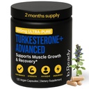b.Ready Turkesterone Supplement 500mg – 120 Capsules | Ajuga Turkestanica Extract | Vegetarian, Non-GMO, Gluten-Free | Natural Daily Support