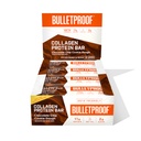 Tapa de chocolate resistente a la torta Barras de proteína Collagen, paquete de 12, Caracol Keto-Friendly con aceite MCT, Collagen alimentado por hierbas, No Añadido Sugar