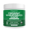 Orgánica Wheatgrass Juice Powder - Orgánica, cultivada en suelo volcánico de Utah - Raw BioActive Form, Cold-Presed Then CO2 Dried, 20:1 Concentrate Juice Extract - Unflavored (5.3 oz – 60 Servings)