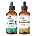 Soursop Graviola Tincture 4 fl oz & Sarsaparilla Tincture 4 fl oz