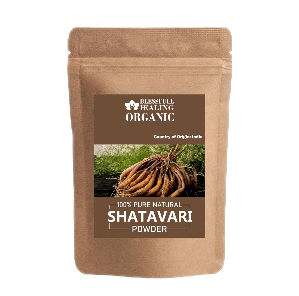 Blessfull Healing Organic Shatavari Powder 100% Pure Natural 100 Gram / 3.52 oz