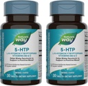 Camino de la Naturaleza 5-HTP, L-5-Hydroxytryptophan, ayuda a hacer la serotonina para promover una perspectiva positiva*, Vitamina B6, Vitamina C, Griffonia Bean Extract, 30 Tabletas (Paquete May Vary) - 2 Pack