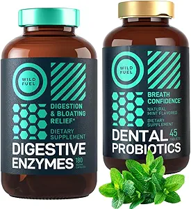 Oral Probiotics and Digestive Enzymes with Probiotics and Prebiotics Enhanced Probiotic Bundle