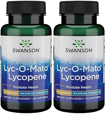 Swanson Super-Strength LYC-O-Mato Lycopene 40 Milligrams 60 Sgels (2 Pack)
