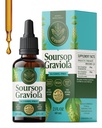 HERBAMAMA Soursop Graviola Liquid Drops - Vegan Digestive & Immune Support with Soursop Fruit Extract Tincture - Non-GMO, Alcohol & Sugar-Free Guanabana Supplement, 28-Day Supply