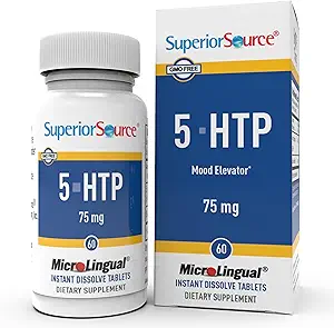 Fuente superior 5-HTP 75mg. (60 Tablets)