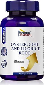 Oyster, Goji &amp; Licorice Root Complex, GMP, Natural Product Assn Certified, Made in USA - 60 cápsulas
