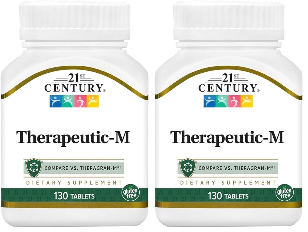 21st Century Therapeutic M Tablets 130 Count (Pack of 2)