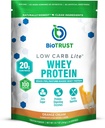 BioTrust Low Carb Lite, 20 Grams of Grass-Fed Whey Protein Isolate, 100 Calories, ProHydrolase Digestive Enzymes, Non-GMO, Free from Soy and Gluten, rBGH-Free (14 Servings) (Orange Cream)
