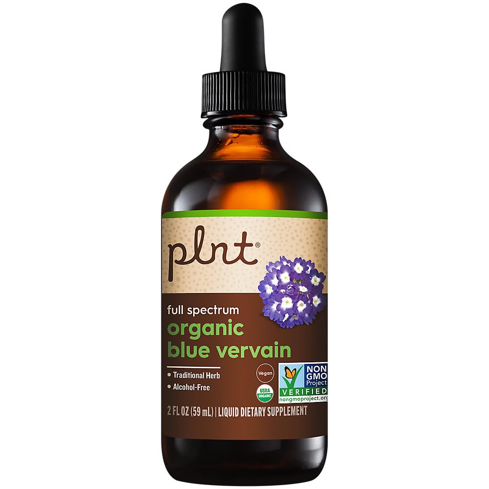 Organic Blue Vervain Liquid Extract a" Alcohol-Free (2 fl. oz.)